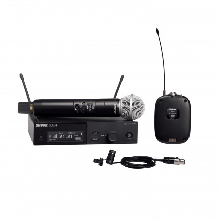 SLXD124E/85-G59 - NIEPRODUKOWANE Podwójny cyfrowy system bezprzewodowy z nadajnikiem/mikrofonem ""...